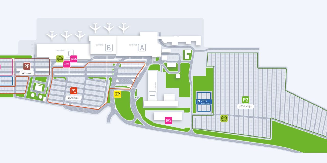 Oficjalny Parking P2 – parking przy lotnisku Katowice Pyrzowice